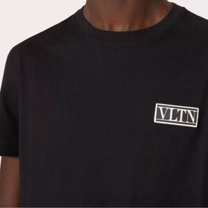 Valentino VLTN Logo Black Tee